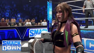 WWE 2K24 SMACKDOWN KAIRI SANE VS CARMELLA [upl. by Aloin880]