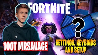 MrSavage Fortnite Settings keybinds New Sensitivity and Setup 2021 [upl. by Almeria887]