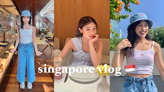 Singapore Travel Vlog 🇸🇬 48 HOURS FOOD HUNTING IN MBS 🥓🍔🦞🍗🍜 [upl. by Horsey]