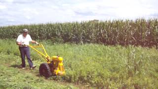 ROTOTILLER with sickle bar mower [upl. by Aicnelev]