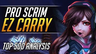 PRO SCRIMS  Teamfight analysis DVA Gameplay Tips and Tricks  Overwatch Guide [upl. by Annaili255]