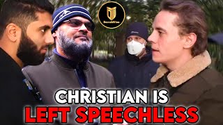 Christian Is Betrayed By The Bible  Hashim  Mansour Tawafi  Speakers Corner [upl. by Kosaka190]