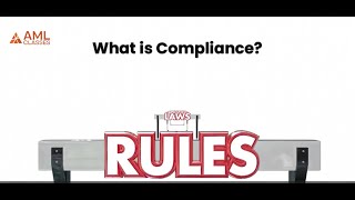 What is Compliance  Compliance in Banking  Compliance in AML  Compliance  Regulatory Compliance [upl. by Aufmann]