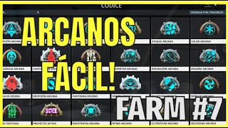 Warframe  Guia Arcanos  Cómo conseguir aumentos arcanos en español DONDE FARMEAR [upl. by Schick]