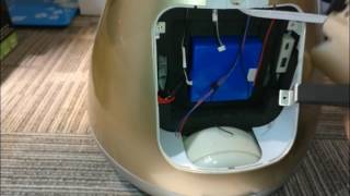 Tutorial of Sanbot Robot Battery [upl. by Naerda]