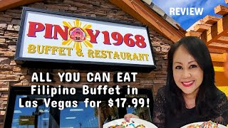 Best Filipino Buffet in Las Vegas  Pinoy 1968 [upl. by Oironoh522]