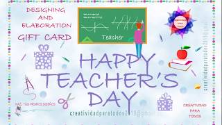 TEACHER´S DAY  CREATIVIDAD PARA TODOS [upl. by Favian]