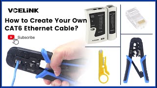 How to Create Your Own CAT6 Ethernet Cable  VCELINK [upl. by Asiluj714]