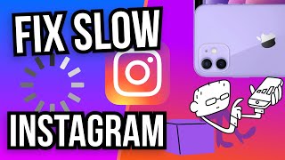 How to fix slow Instagram when photos are not loading or videos are laggy [upl. by Hoebart334]