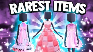 RAREST ITEMS in Dress to Impress [upl. by Olva]