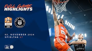 ratiopharm ulm vs Veolia Towers Hamburg  Full Game Highlights  Spieltag 07 202425 [upl. by Annawak]