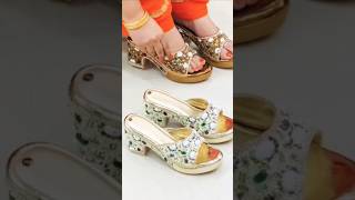 Collection 🔥👌of bridal style sandel l 👠heelscollection fashion sandals trending viral ytshorts [upl. by Lot]