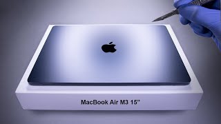 MacBook Air M3 15quot Unboxing and Gaming Test  ASMR [upl. by Burrill244]