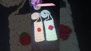 Crochet pouch patternFatima crochetviral short [upl. by Eelsnia]