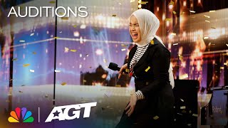 Putri Ariani reacts to her GOLDEN BUZZER Moment  AGT 2023 [upl. by Mace993]