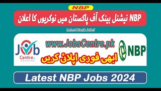 How to Apply for New NBP Jobs 2024 [upl. by Meakem]