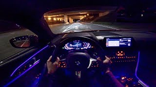 BMW 8 Series Coupe M850i NIGHT DRIVE POV with AMBIENT LIGHTING by AutoTopNL [upl. by Oram256]