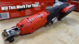 CRAFTSMAN Variable Speed 38quot Drive Ratchet Wrench Review CMCF930B [upl. by Archy596]