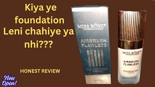 Miss rose flawless foundation honest review by mixplatevlogs honestreview missrose viralvideo [upl. by Lauretta]