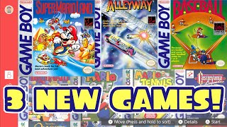 3 NEW Gameboy Games For NSO  Nintendo Switch  gogamego [upl. by Eidnar]