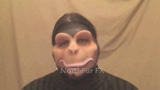 Foam Latex Lyonshel® Monkey Face Prosthetic Mask [upl. by Adnohs]