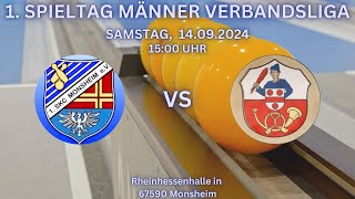 1 SKC Monsheim gegen KF Sembach  DKBC Verbandsliga  Herren 120 Wurf [upl. by Tadashi]