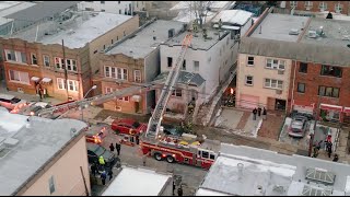 6010 Bleecker Street Fire [upl. by Ahsilra]