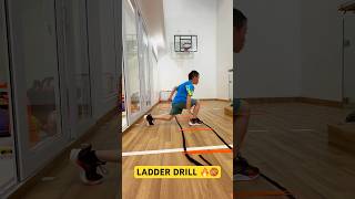 LADDER DRILL 🌟 AGILITY TRAINING 💫 EXPLOSIVE POWER speedandagility explosivetraining sports [upl. by Enineg]