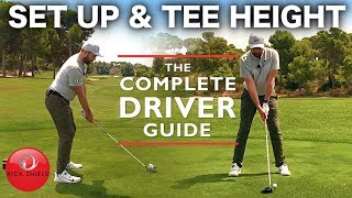 Set up and tee height for golf driver crucial tip [upl. by Landa77]