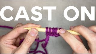 How to CAST ON Knitting for Total Beginners [upl. by Avle466]