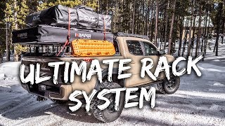 Ultimate Overland Bed Rack Setup on Tacoma  Front Runner  Diamondback  SWEET SWEET LOVE [upl. by Cristoforo630]