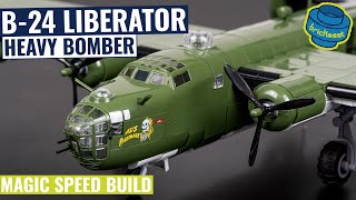 70cm Wingspan Heavy Bomber  B24 Liberator  COBI 5739 Speed Build Review [upl. by Schapira92]