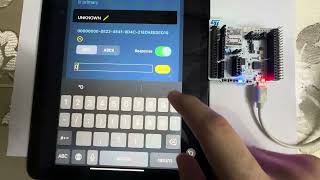 LED Control using BLE of STM32WB55 [upl. by Laurice251]