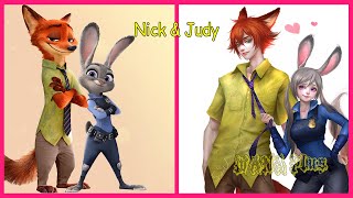 ZOOTOPIA Characters If They Were Humans 👉WANAPlus [upl. by Nyer]