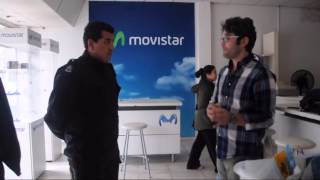 Movistar un reclamo que terminó con la policia [upl. by Sirois]