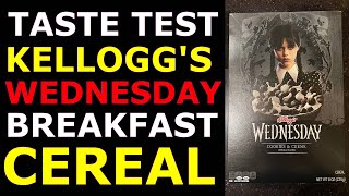 A Taste Test on Kelloggs quotWednesdayquot Breakfast Cereal  Food  Jenna Ortega Ep 508 [upl. by Annodahs]