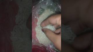 Basmati🌾🍚Raw❤️ rice eating long grain rice tranding basmatirice shortvideo [upl. by Shing]