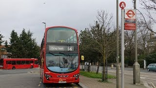 London Buses  Route 14  Putney Heath to Warren Street [upl. by Anivle]