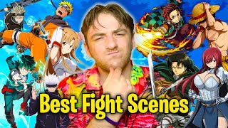 NON Anime Fan REACTS To the Best Anime Fights of ALL TIME [upl. by Kiefer133]