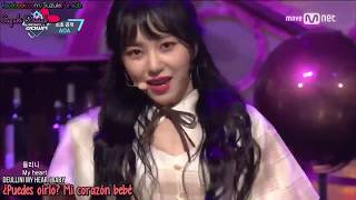 AOA  Excuse Me 170105 Sub español LIVE [upl. by Ylremik]