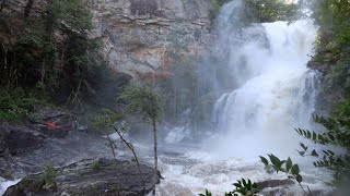 High Cullowhee Falls  Dam Release [upl. by Lonnard]