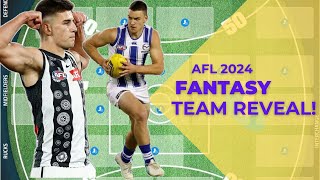 AFL Fantasy Team Reveal 2024 [upl. by Amery]