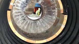 Firetube Boiler Dry Oven Brick Repair [upl. by Ainesell4]