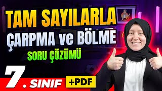 7 Sınıf Matematik Tam Sayılarda Çarpma ve Bölme İşlemi PDF Kaynak [upl. by Sukhum]