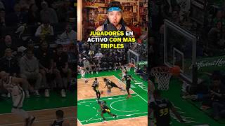 MÁXIMOS TRIPLISTAS ACTUALES nba basketball baloncesto [upl. by Kinsler]