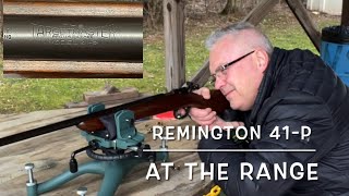 1938 Remington 41p The Targetmaster 22lr target rifle at the range [upl. by Samella]