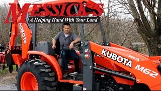 New Kubota M62 Tractor \ Loader \ Backhoe review by Messicks [upl. by Smart]