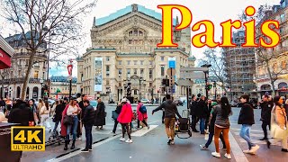 Paris France🇫🇷  4K HDR Paris Walking Tour  Paris 4K  A Walk In Paris [upl. by Nairam]