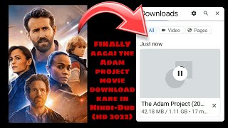 How To download The Adam project movie in hindi dubbed 2022 [upl. by Rramel]