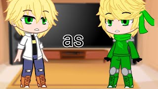 mlb react to adrien as Lloyd garmadon ninjago x mlb crossover part 2 [upl. by Hairym]